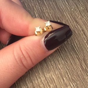 1/10 CTTW Princess 14KYG Studs